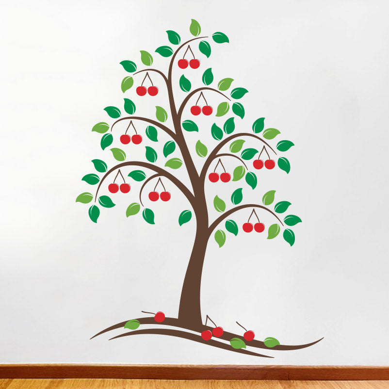 Beautiful Cherry Tree - Wall Decals Stickers - Wall-Decals - Decall.ca