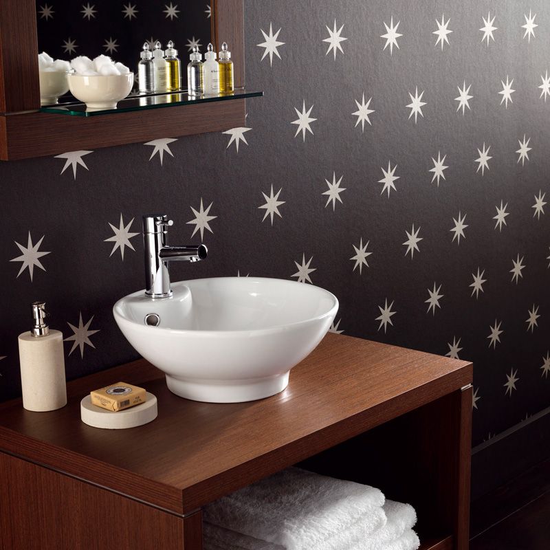 Removable Coronata Star Vinyl Wall Decals - Wall-Decals - Decall.ca