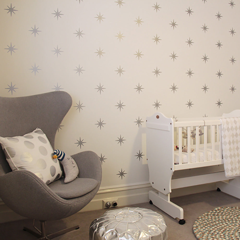 Removable Coronata Star Wall Decals - Wall-Decals - Decall.ca