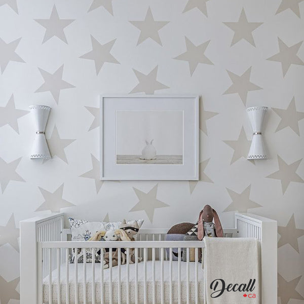 Removable Star Wall Decals - Star Wall Decor - Wall-Decals - Decall.ca