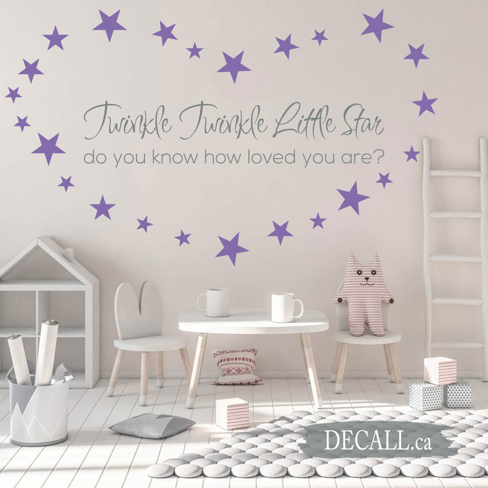 Twinkle Twinkle Little Star Do You Know How Loved You Are Wall
