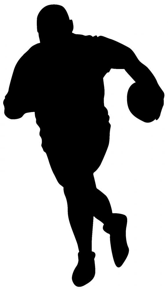 Running Rugby Sports Wall Decal