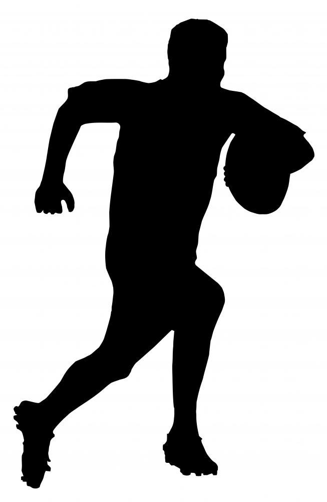 Sport Silhouette Rugby Football Sports Wall Decal
