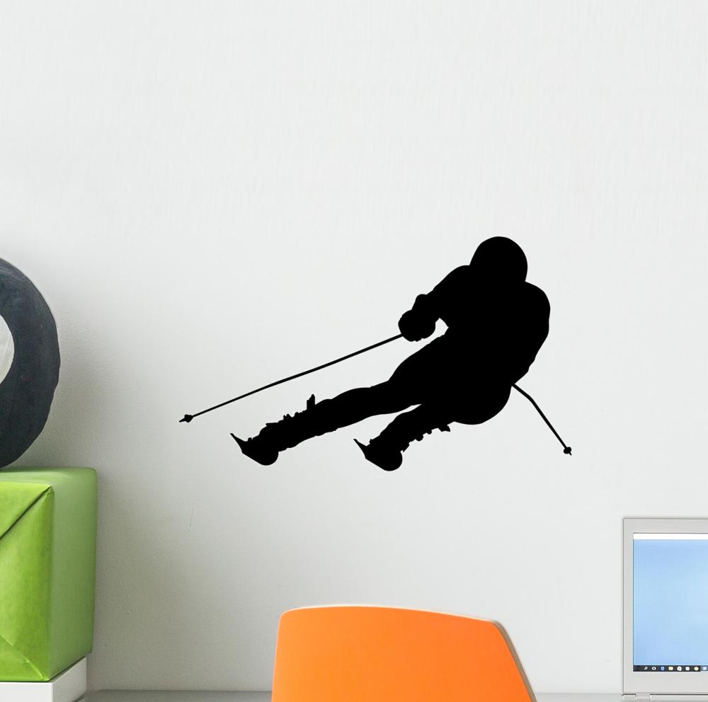 Extreme Sports Skier Sports Wall Decal D137