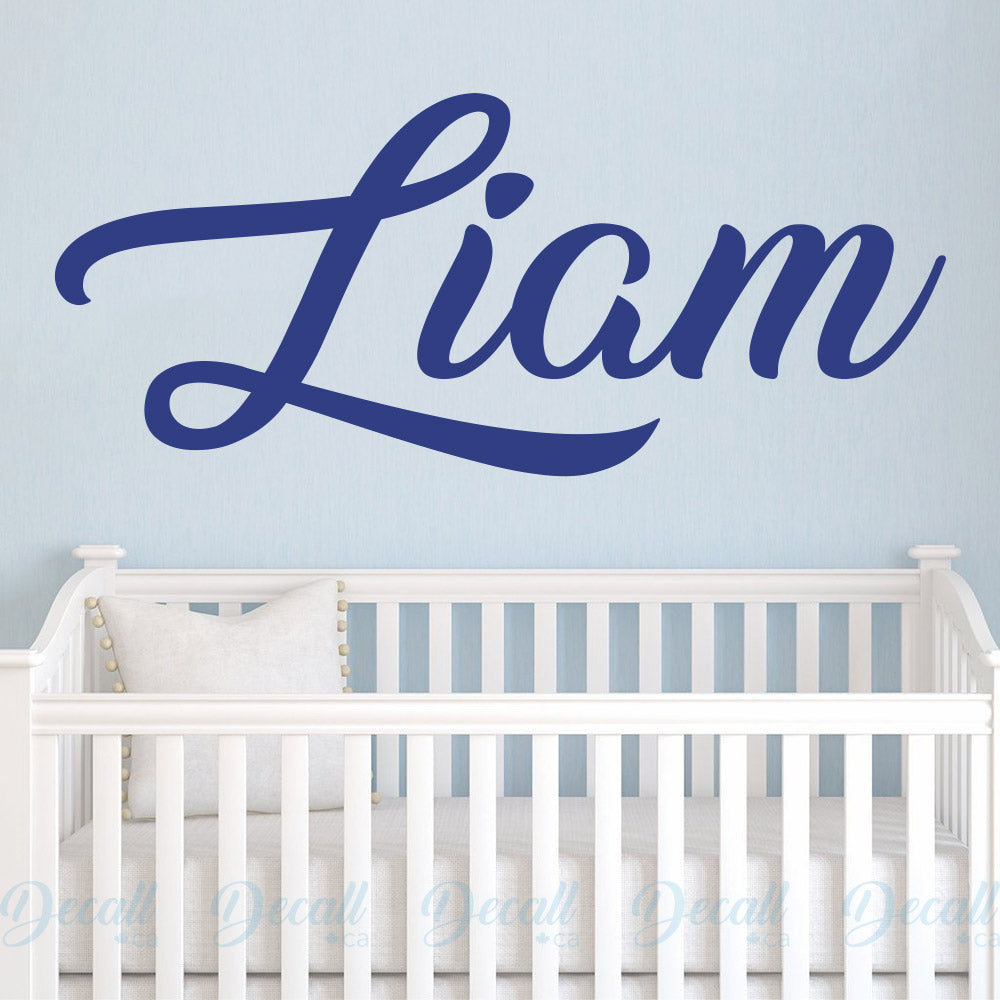 Personalized Name Monogram - Wall Decals Stickers - Wall-Decals - Decall.ca