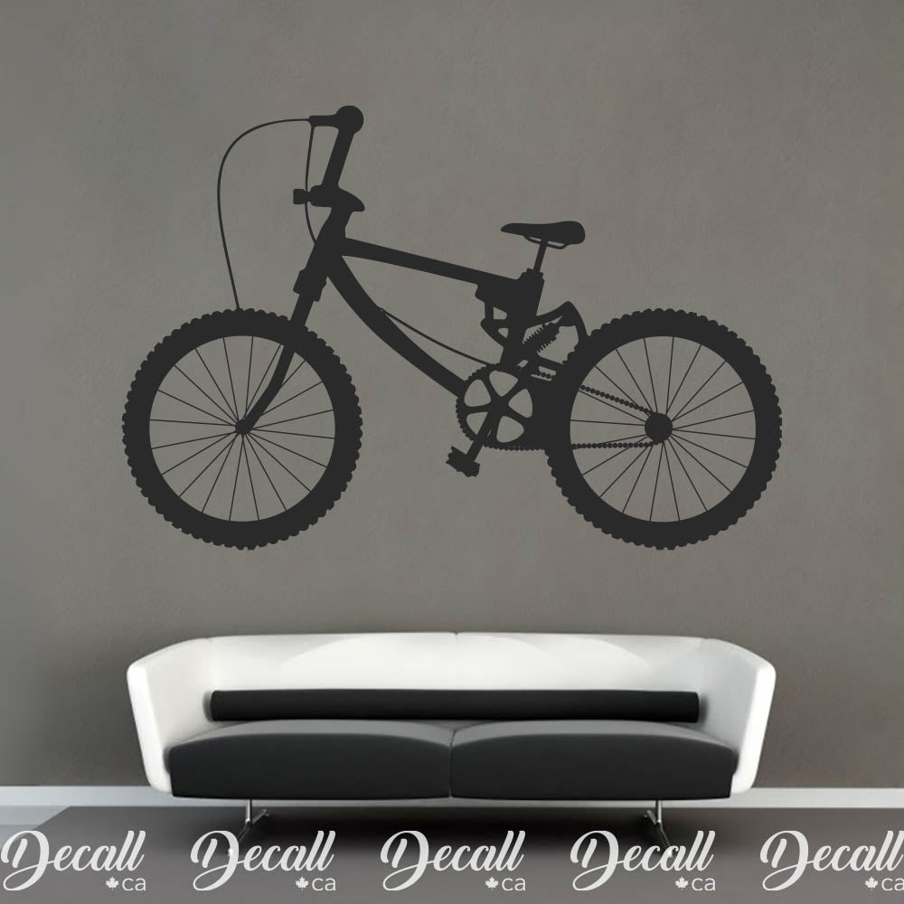 Bycicle Cycling Bmx Silhouette Sports Wall Decal