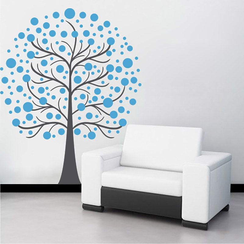 Circles Tree - Wall Decals Stickers - Wall-Decals - Decall.ca