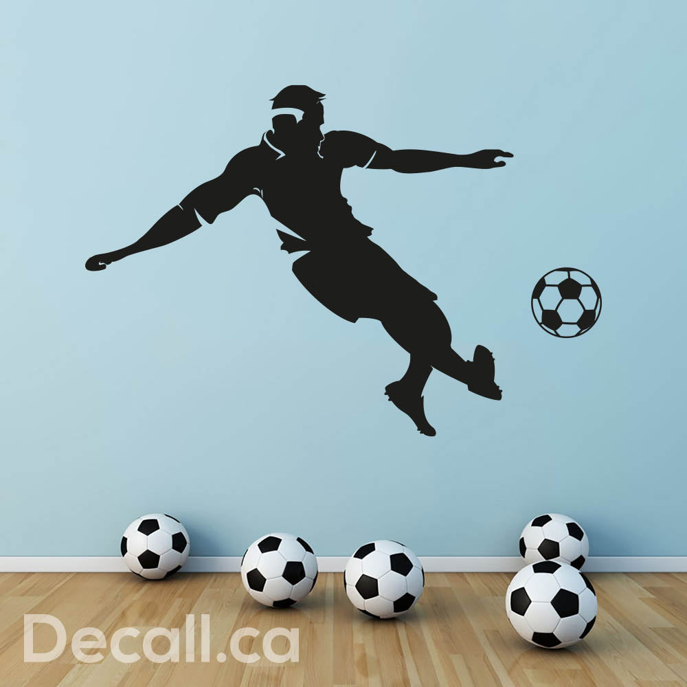 Fussballer Soccer Player Sports Wall Decal D131