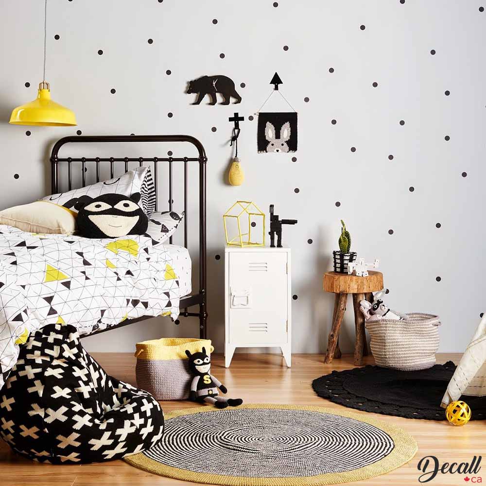 Polka Dots Wall Stickers - Circle Wall Decals - Geometric Wall Decals –