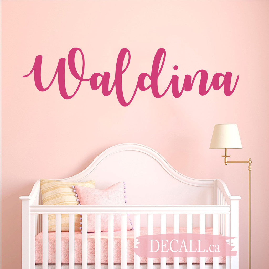 Personalized Name Wall Decal Monogram Wall Decal D123