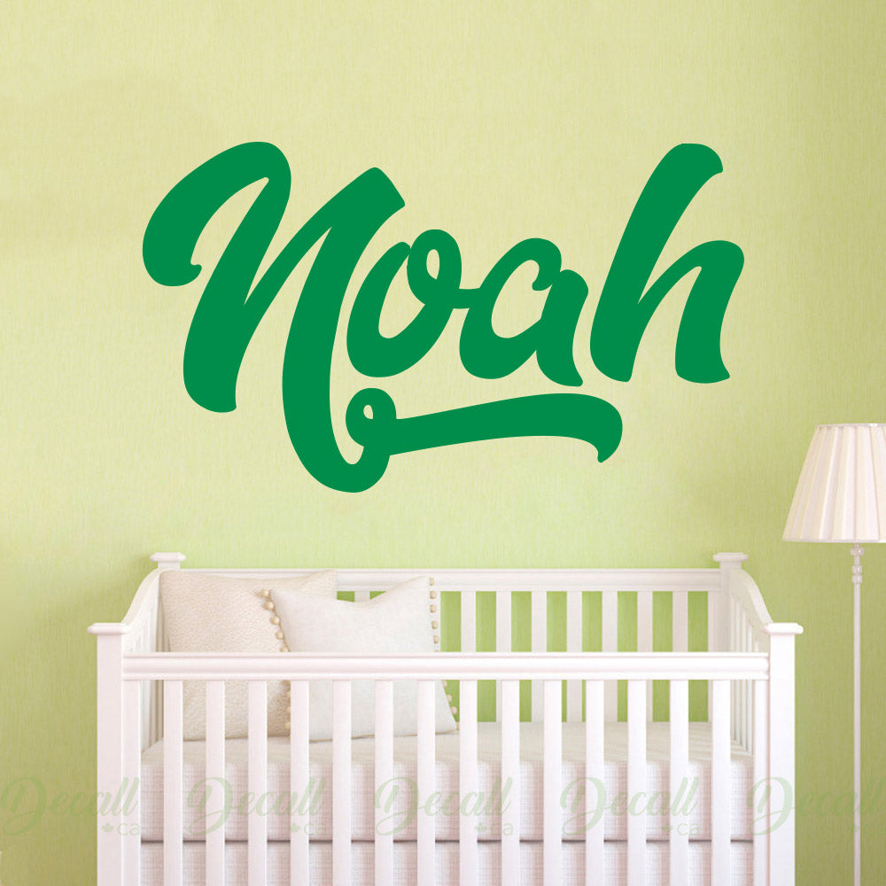 Personalized Custom Name Monogram Wall Decal - Wall-Decals - Decall.ca