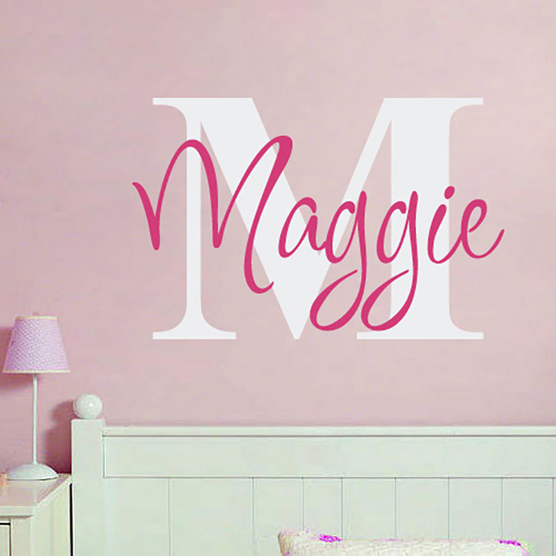 Personalized Name Customize Nursery Name Vinyl Lettering Decal A689
