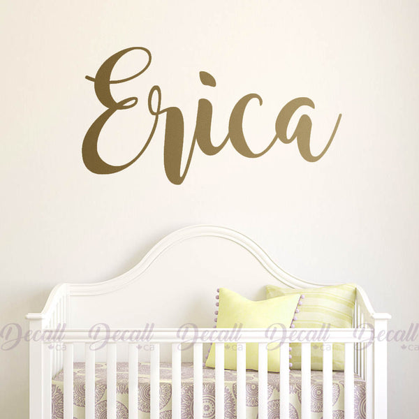 Personalized Girl Name Wall Decal Name Monogram Decal D011
