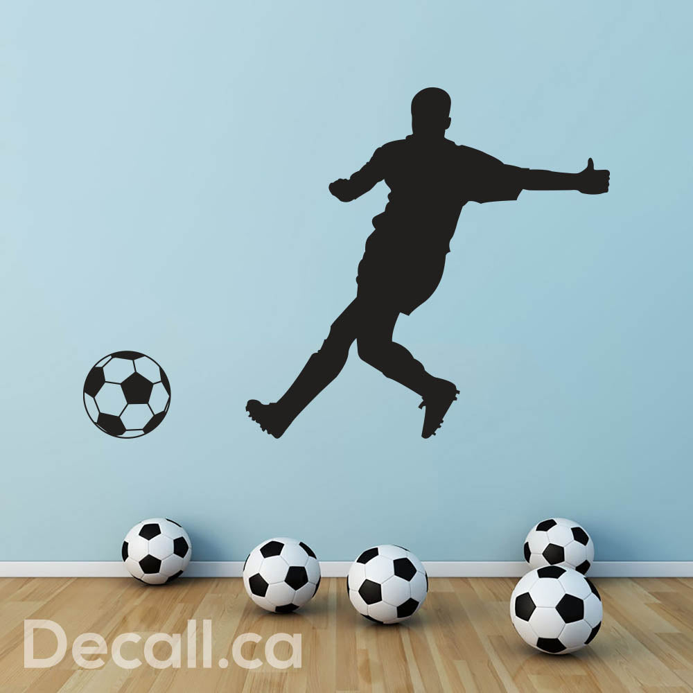 Soccer Silhouette Sports Wall Decal D132