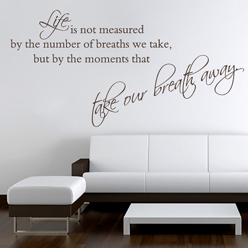 Take Our Breath Away - Wall Lettering - Wall-Decals - Decall.ca