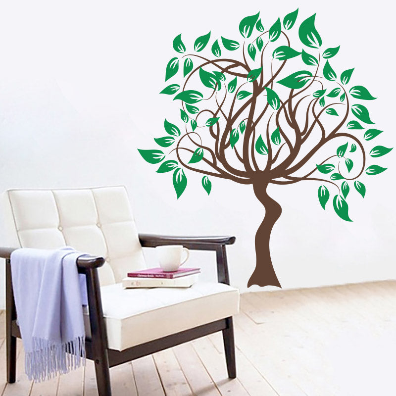 Winding Spring Tree - Wall Decals Stickers - Wall-Decals - Decall.ca